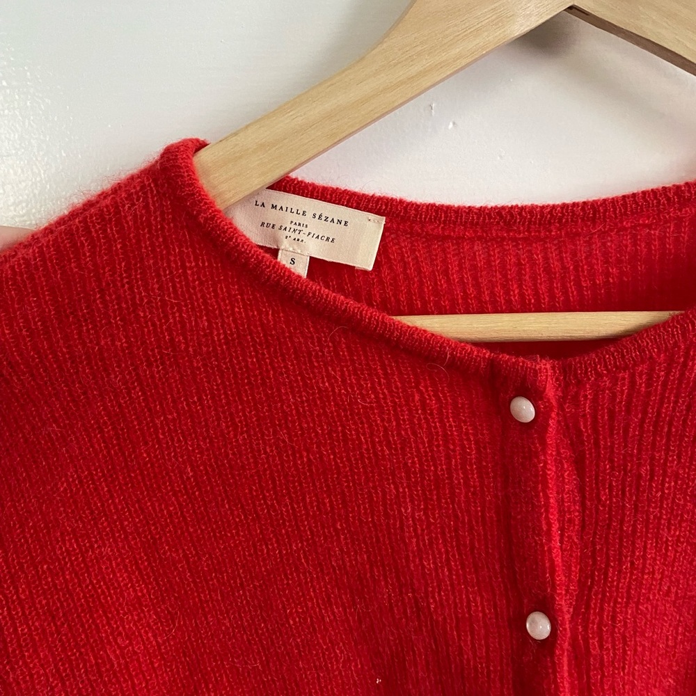 Sezane Gaspard Jumper S in red
